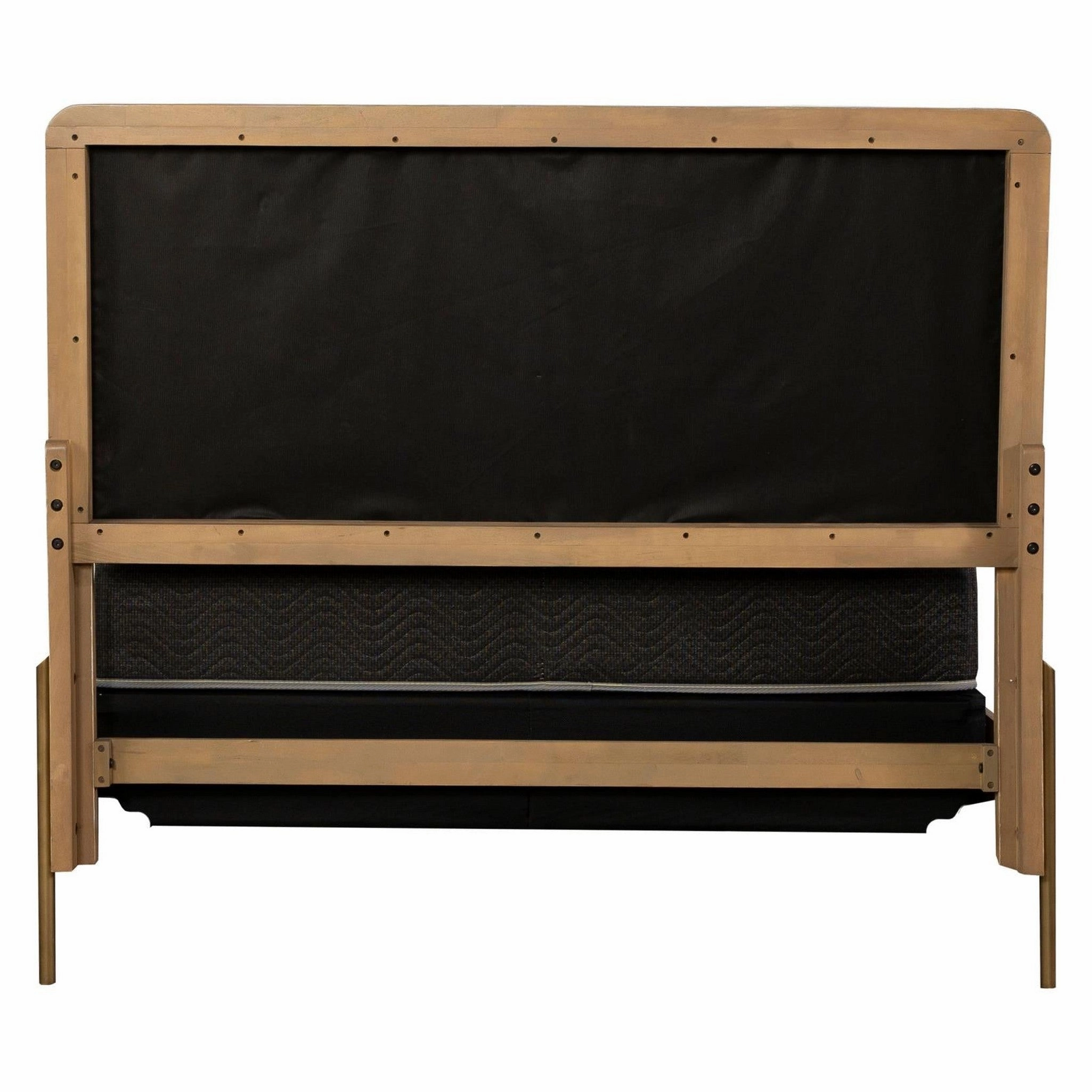 Coaster Arini Upholstered Eastern King Panel Bed Sand Wash And Grey