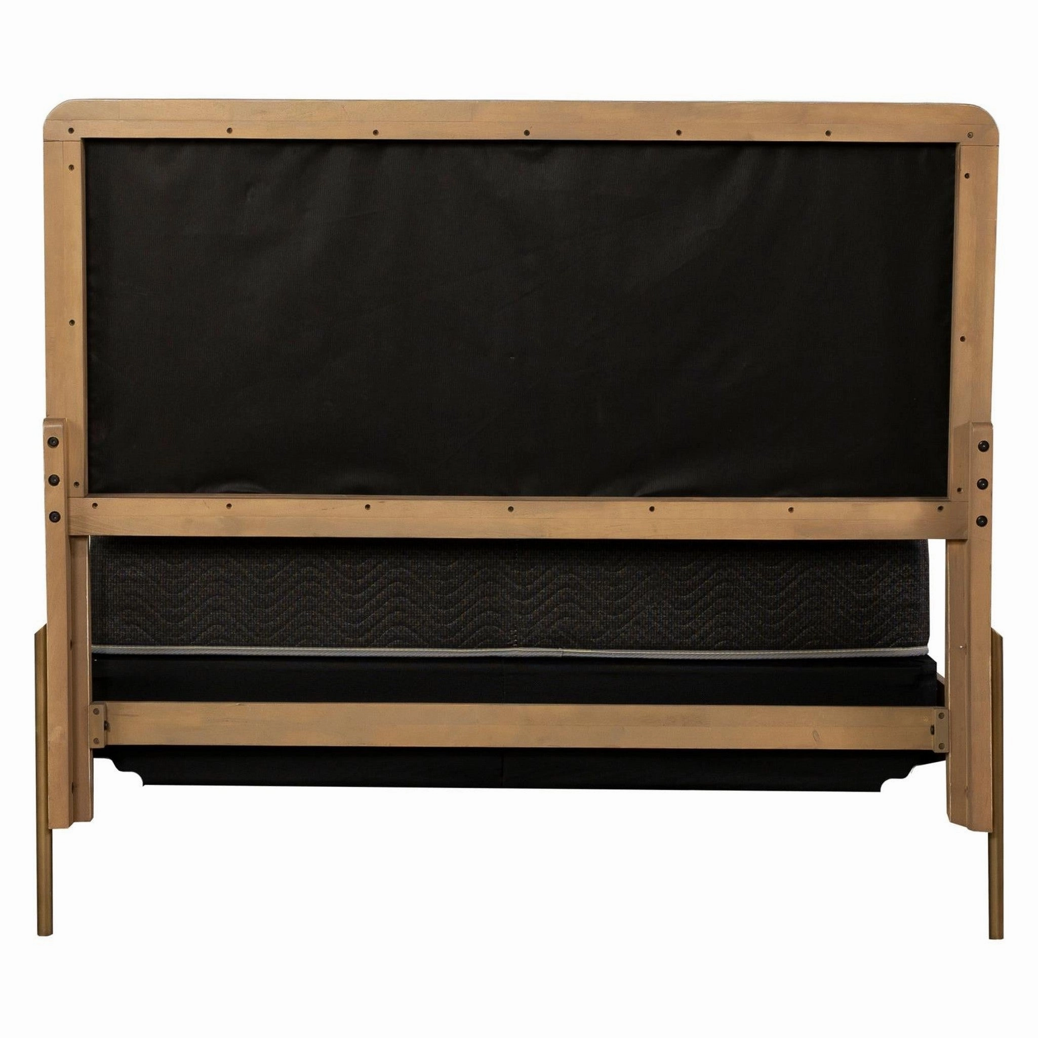 Coaster Arini Upholstered Queen Panel Bed Sand Wash And Grey
