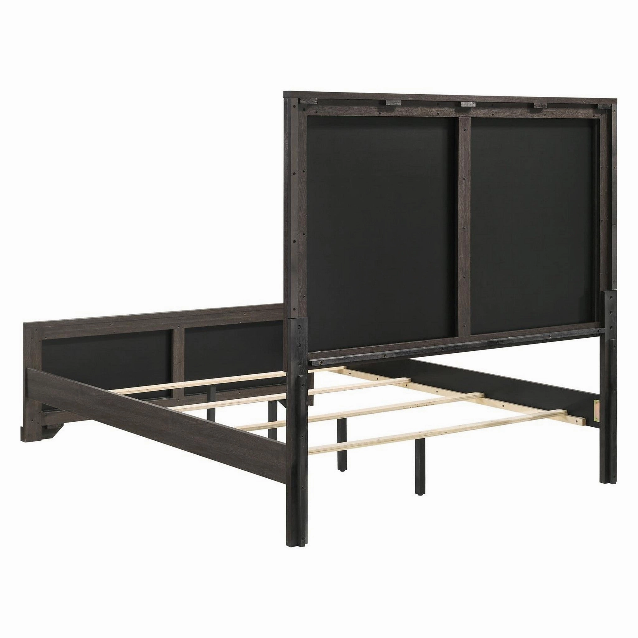 Coaster Baker Panel Queen Bed Brown And Light Taupe