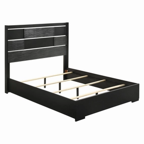 Coaster Blacktoft Queen Panel Bed Black bed frame,bed base,bedroom furniture