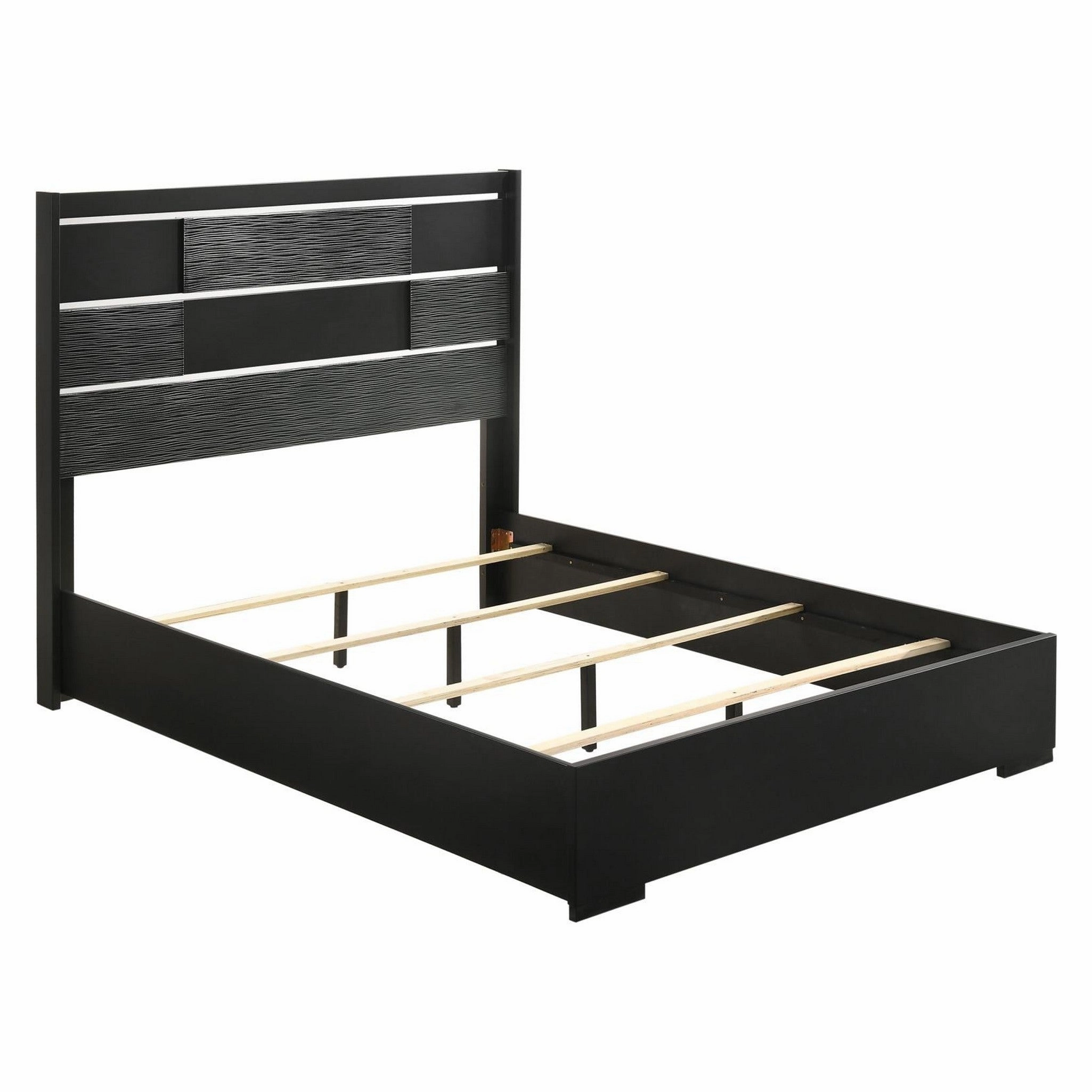 Coaster Blacktoft Queen Panel Bed Black bed frame,bed base,bedroom furniture