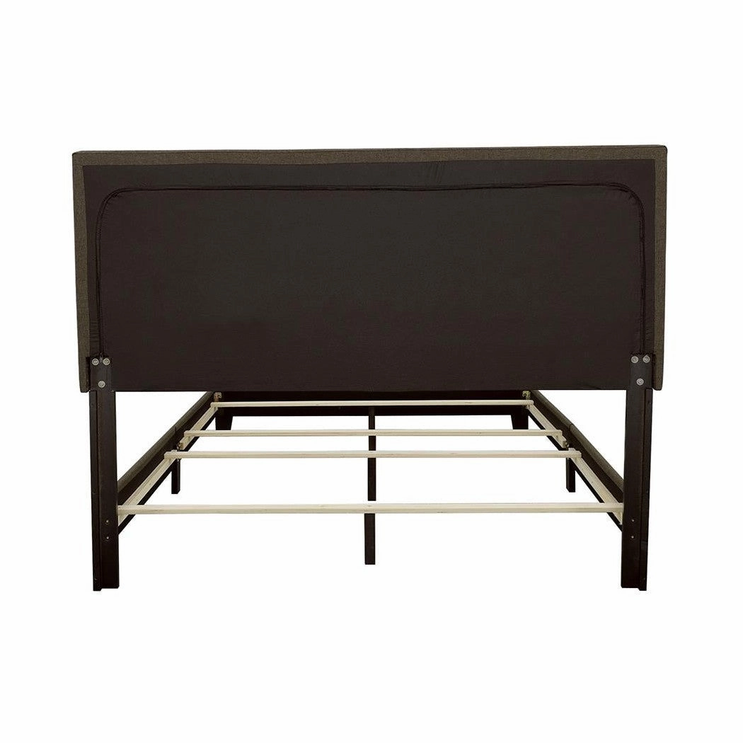 Coaster Boyd Queen Upholstered Bed With Nailhead Trim Charcoal