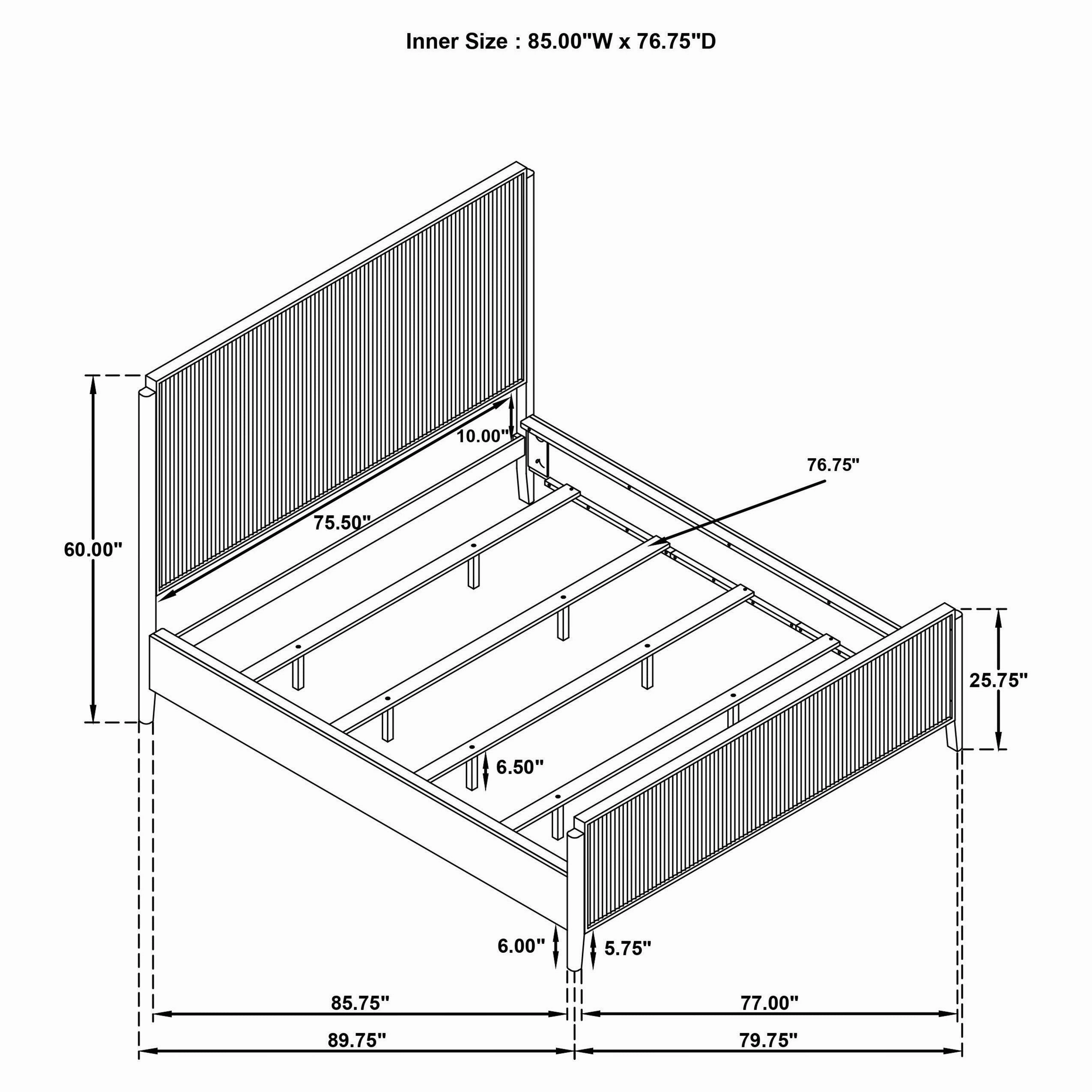 Coaster Brookmead California King Bed Black