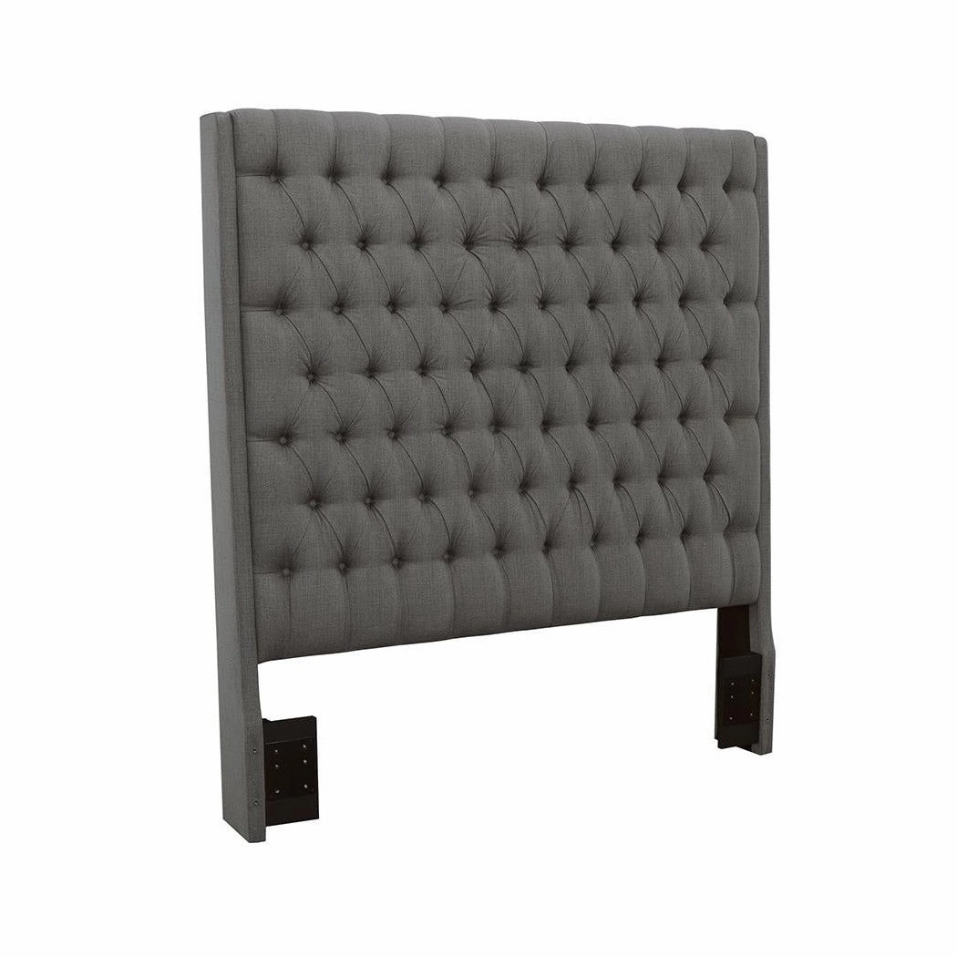 Coaster Camille Queen Button Tufted Bed Grey