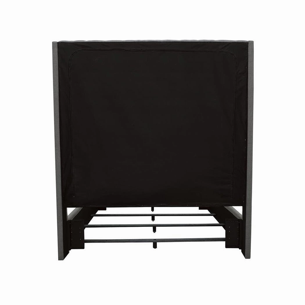Coaster Camille Queen Button Tufted Bed Grey