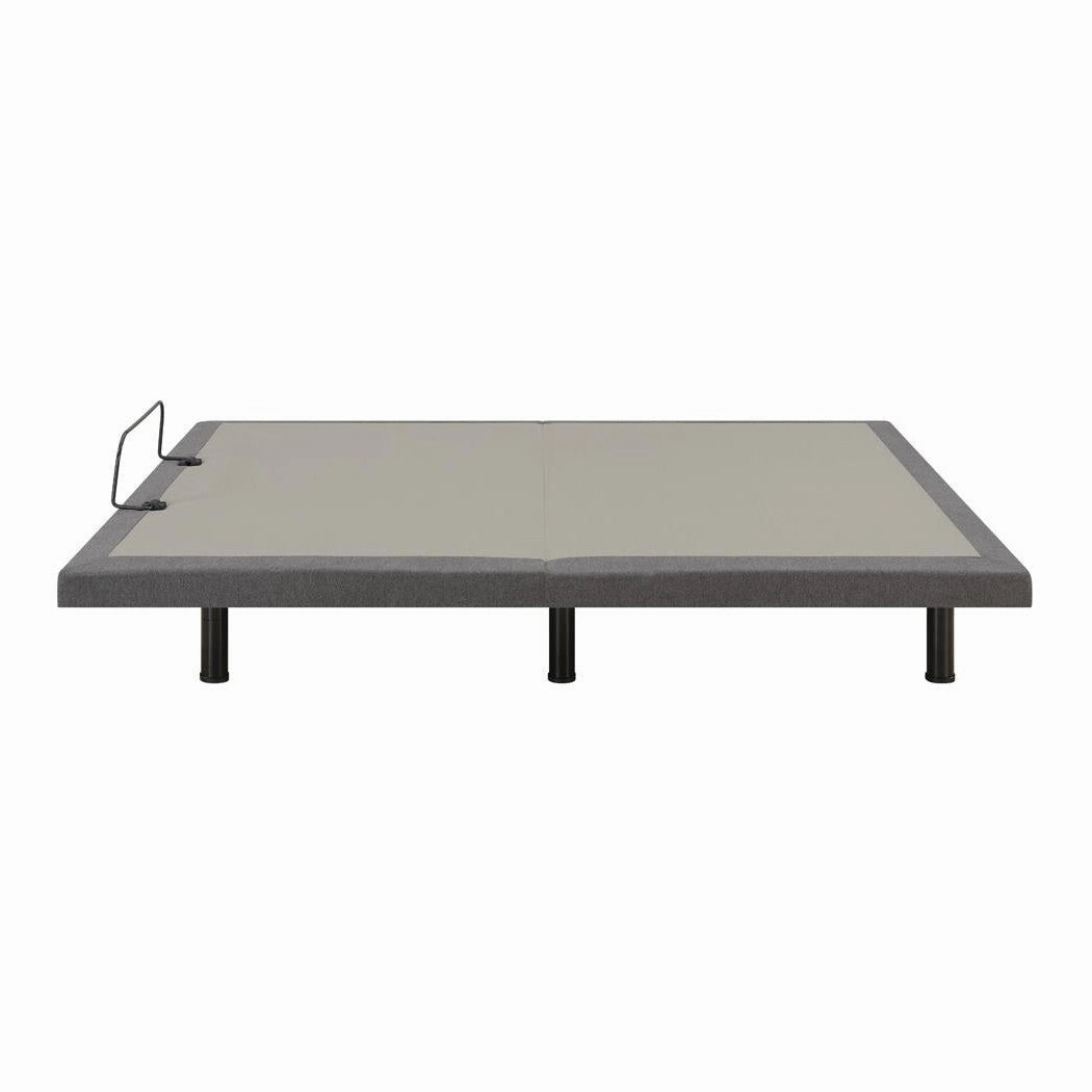 Coaster Clara Full Adjustable Bed Base Grey And Black