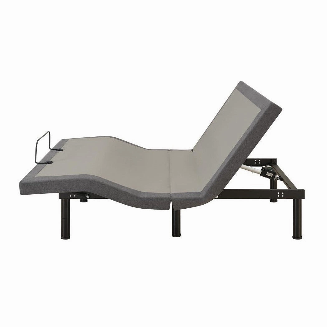 Coaster Clara Queen Adjustable Bed Base Grey And Black