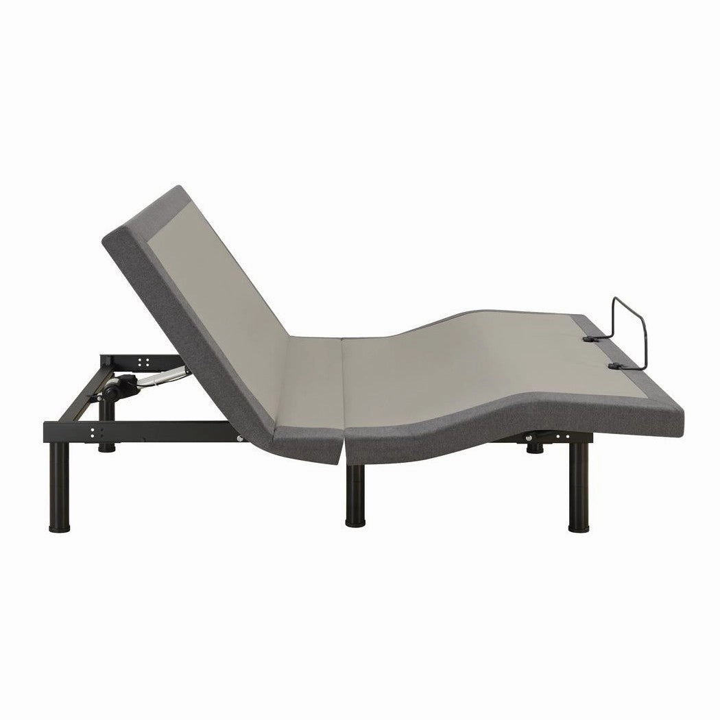 Coaster Clara Queen Adjustable Bed Base Grey And Black
