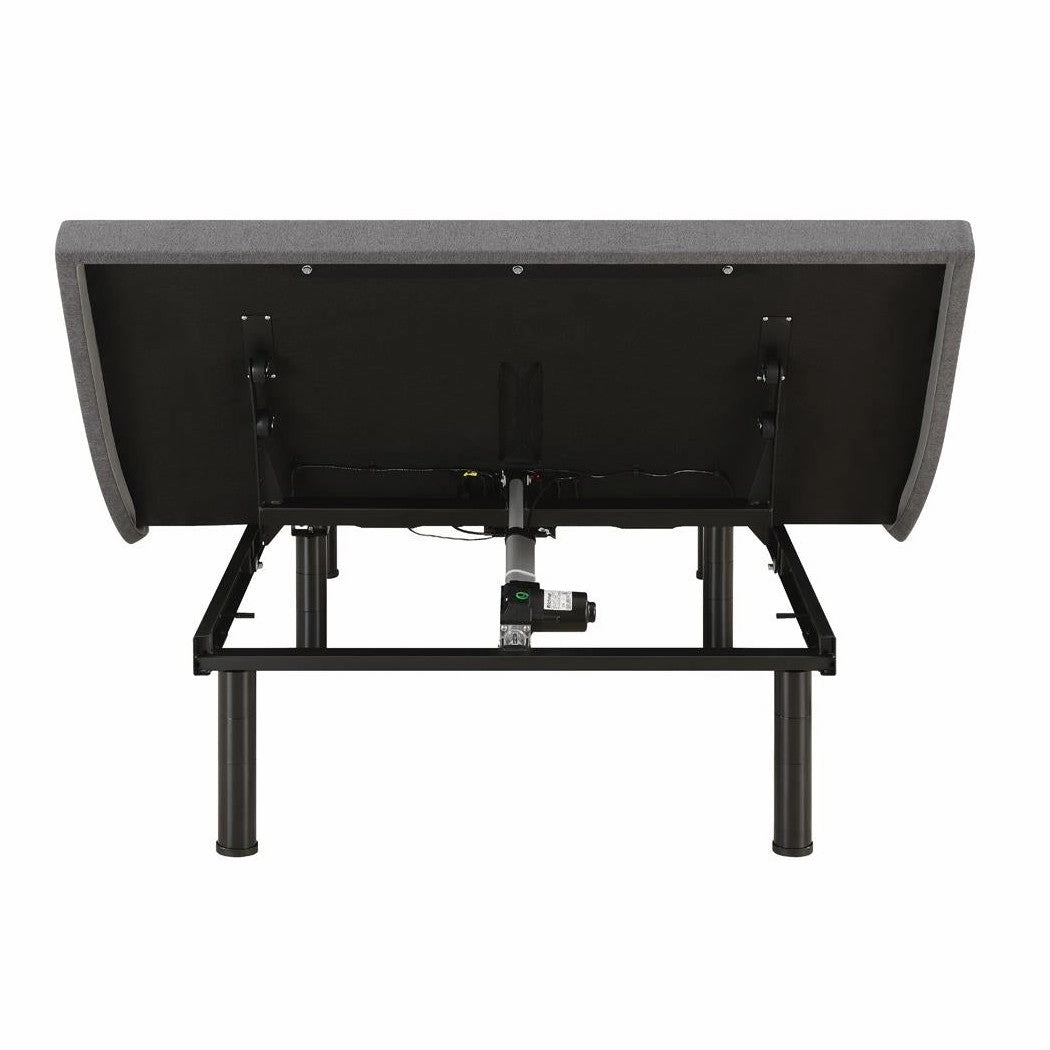 Coaster Clara Queen Adjustable Bed Base Grey And Black