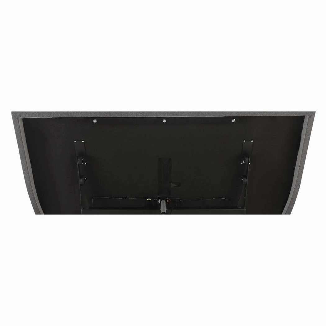 Coaster Clara Queen Adjustable Bed Base Grey And Black
