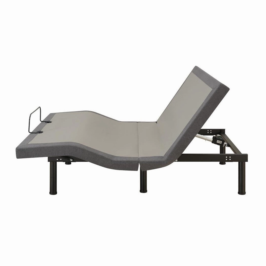 Coaster Clara Twin Xl Adjustable Bed Base Grey And Black