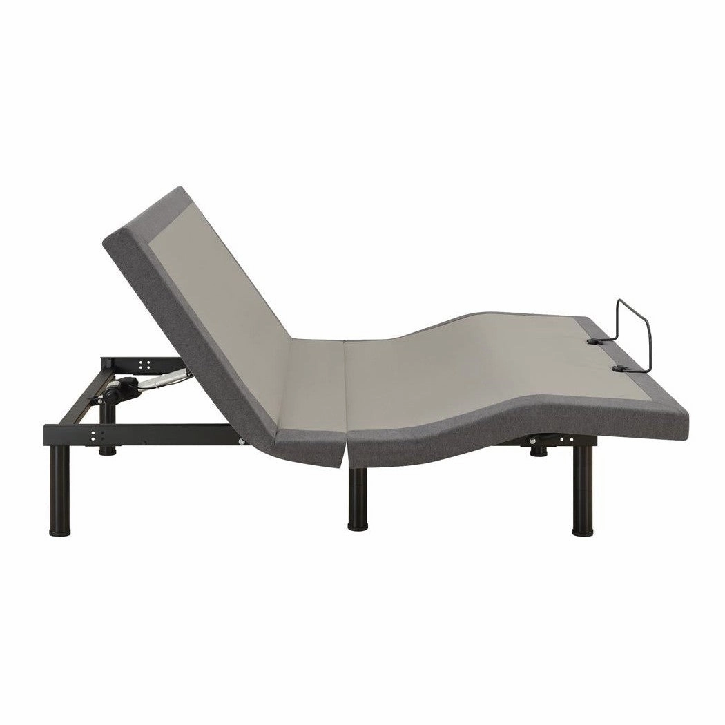 Coaster Clara Twin Xl Adjustable Bed Base Grey And Black