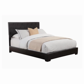 Coaster Conner Queen Upholstered Panel Bed Black bed frame,bed base,bedroom furniture