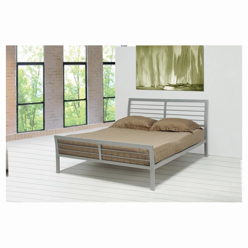 Coaster Cooper Queen Metal Bed Silver