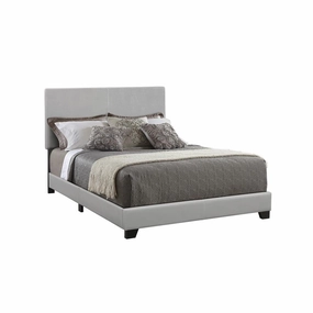 Coaster Dorian Upholstered California King Bed Grey bed frame,bed base,bedroom furniture
