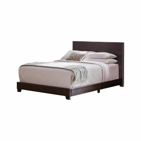 Coaster Dorian Upholstered Queen Bed Brown bed frame,bed base,bedroom furniture