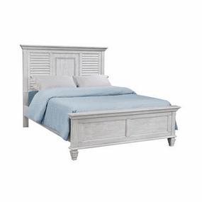 Coaster Franco Queen Panel Bed Antique White bed frame,bed base,bedroom furniture