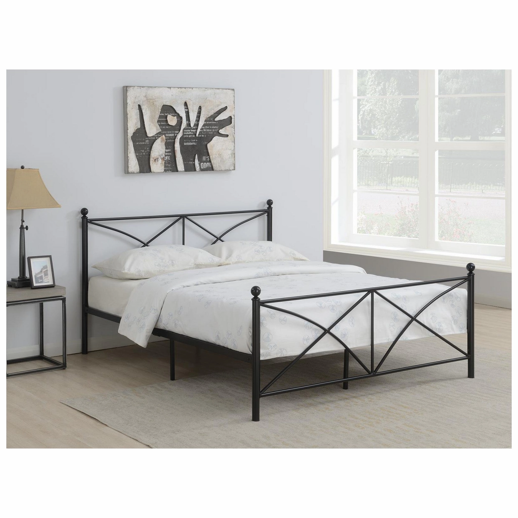 Coaster Hart Metal Platform Bed