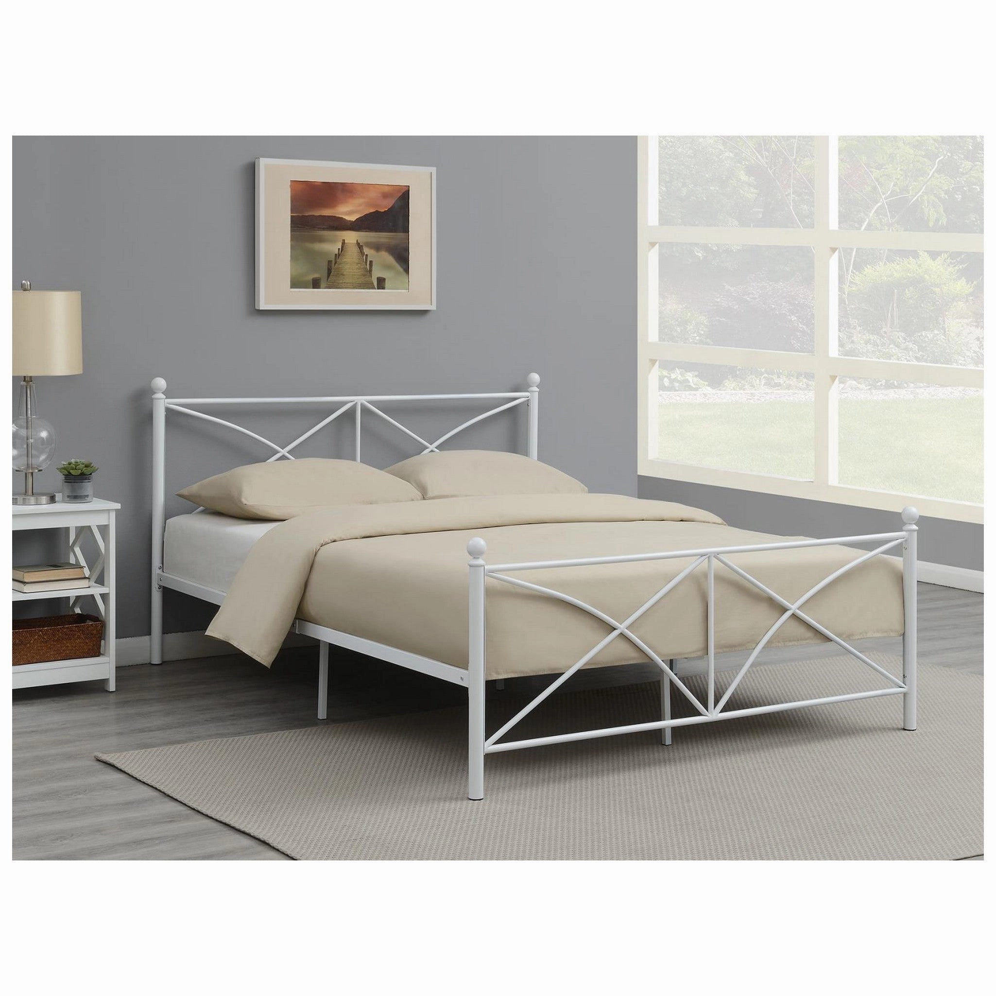 Coaster Hart Metal Platform Bed