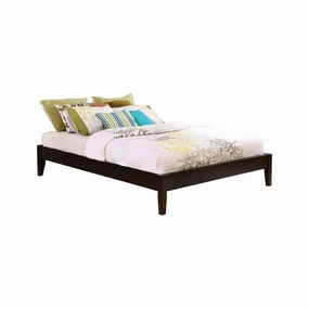 Coaster Hounslow Eastern King Universal Platform Bed Cappuccino bed frame,bed base,bedroom furniture