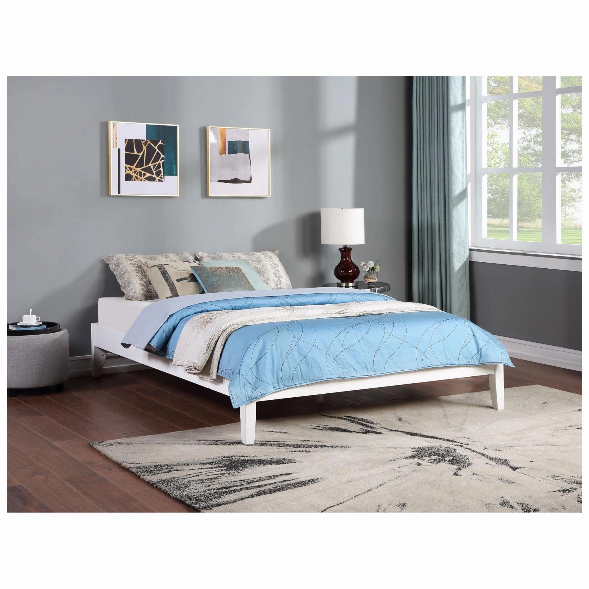 Coaster Hounslow Platform California King Bed White