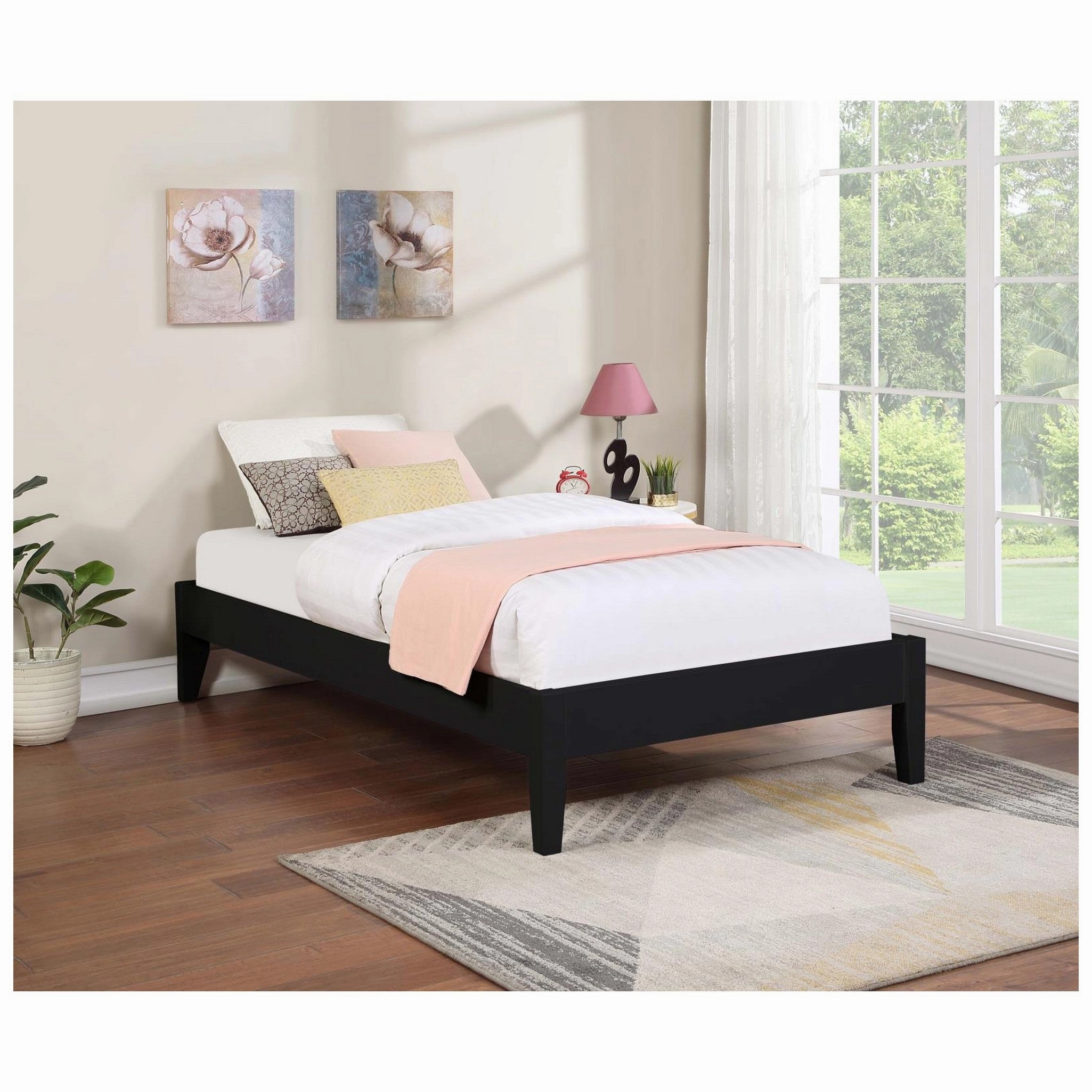 Coaster Hounslow Platform Full Bed Black