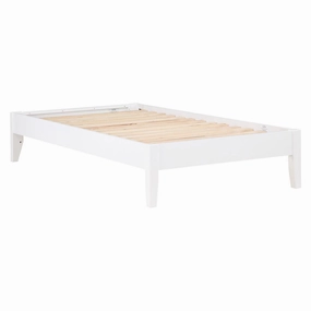Coaster Hounslow Platform Full Bed White bed frame,bed base,bedroom furniture