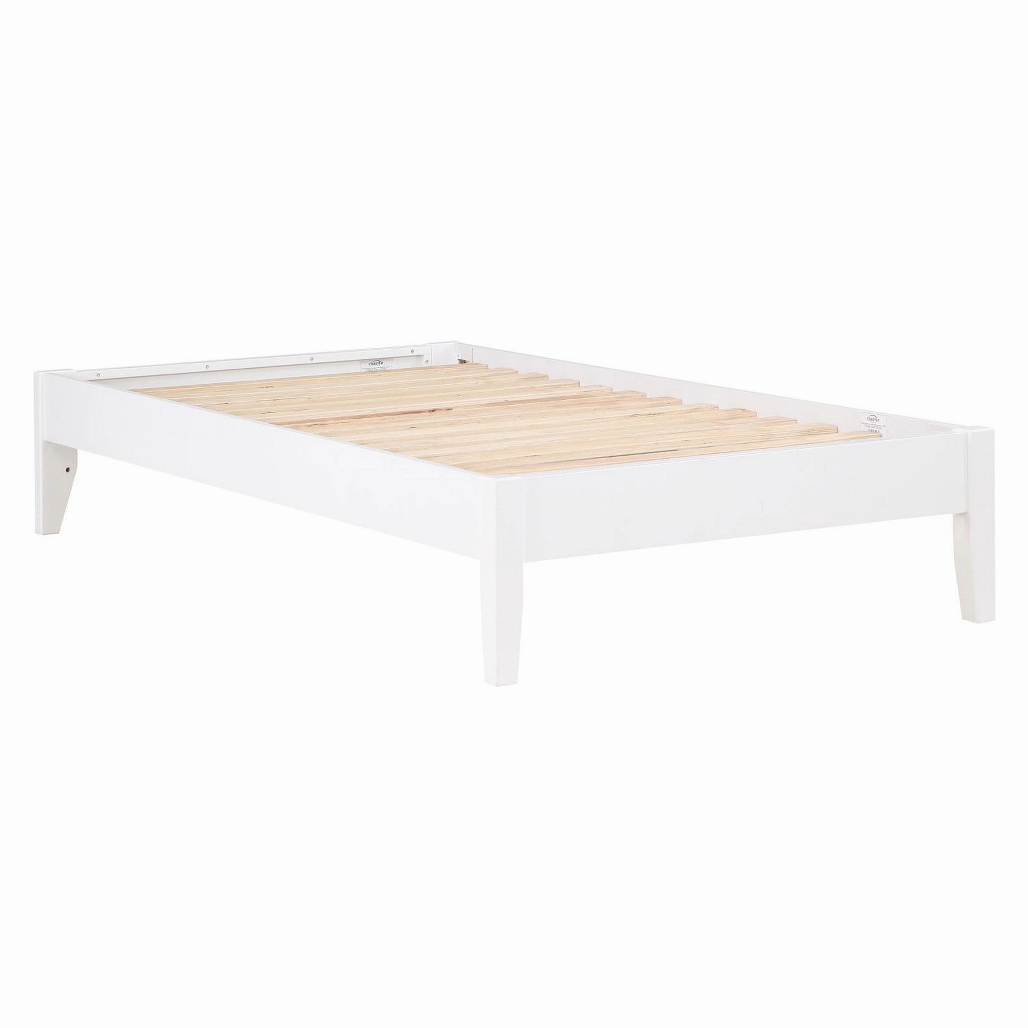 Coaster Hounslow Platform Twin Bed White bed frame,bed base,bedroom furniture