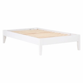 Coaster Hounslow Platform Twin Bed White bed frame,bed base,bedroom furniture