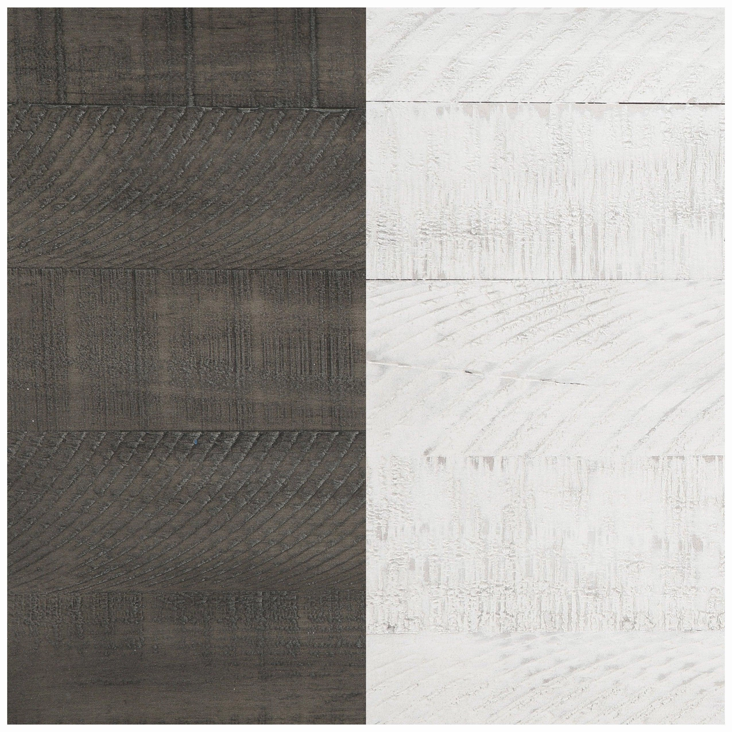 Coaster Lilith Queen Panel Bed Distressed Grey and White