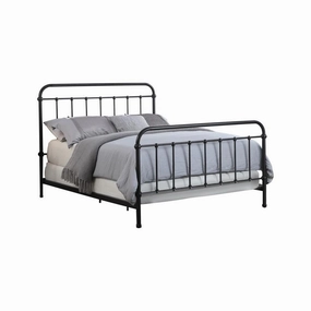 Coaster Livingston California King Panel Metal Bed Dark Bronze bed frame,bed base,bedroom furniture