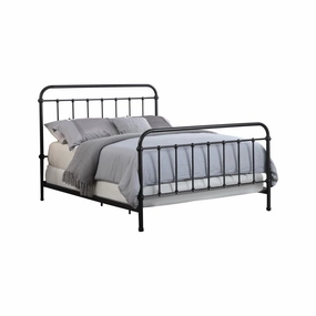 Coaster Livingston Eastern King Panel Metal Bed Dark Bronze bed frame,bed base,bedroom furniture