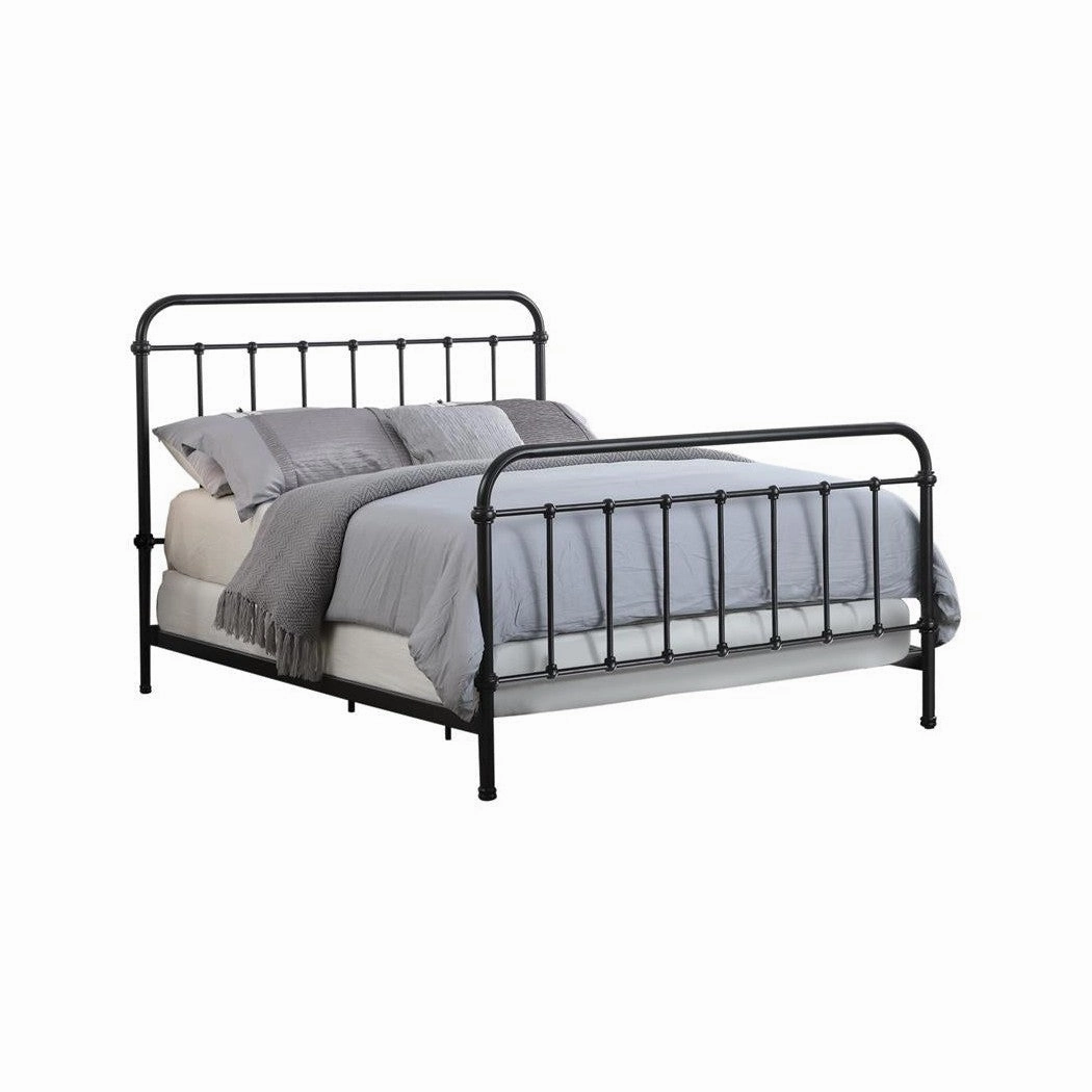Coaster Livingston Eastern King Panel Metal Bed Dark Bronze bed frame,bed base,bedroom furniture