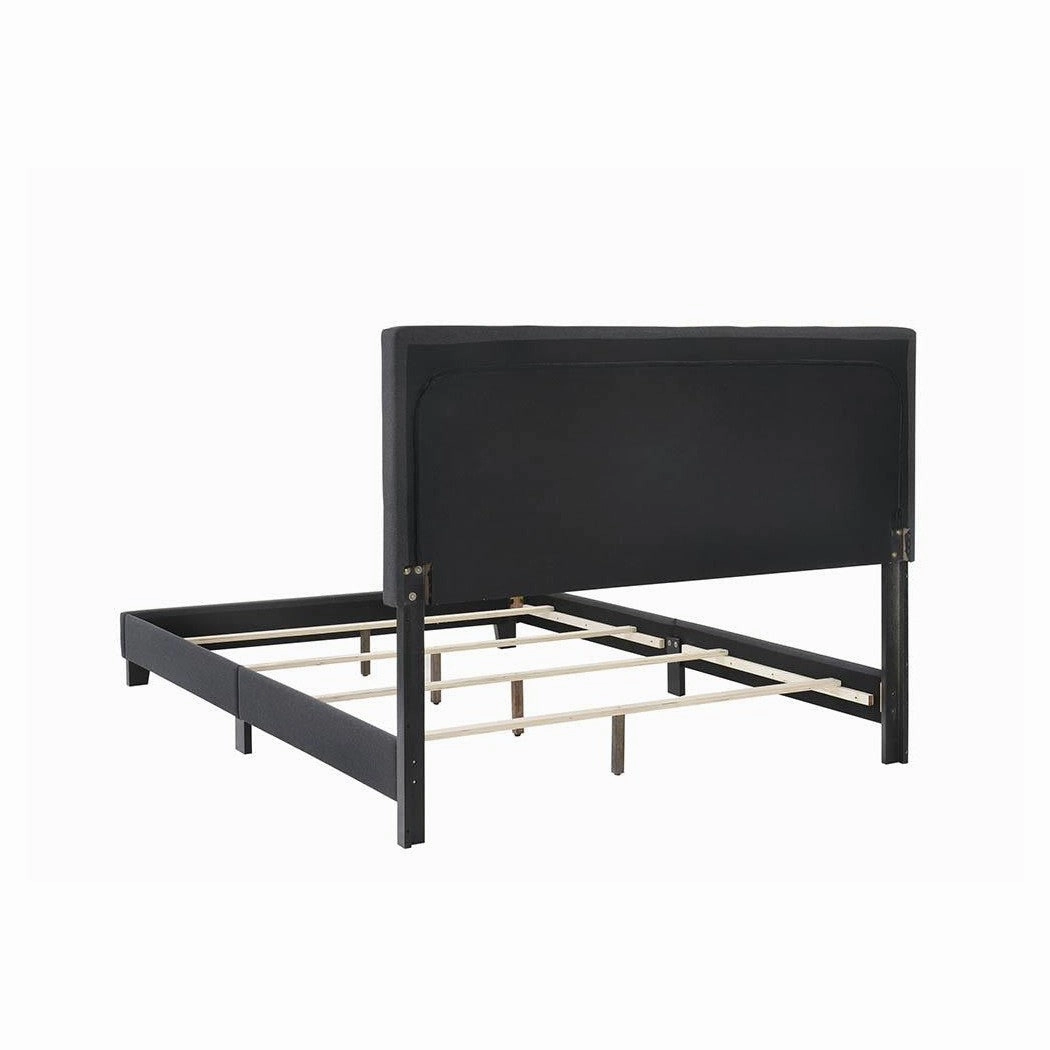Coaster Mapes Tufted Upholstered Eastern King Bed Charcoal
