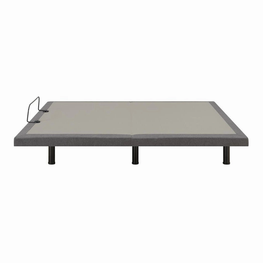Coaster Negan Eastern King Adjustable Bed Base Grey And Black