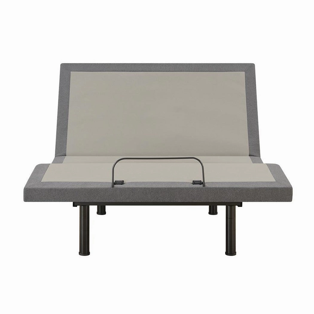 Coaster Negan Twin Xl Adjustable Bed Base Grey And Black