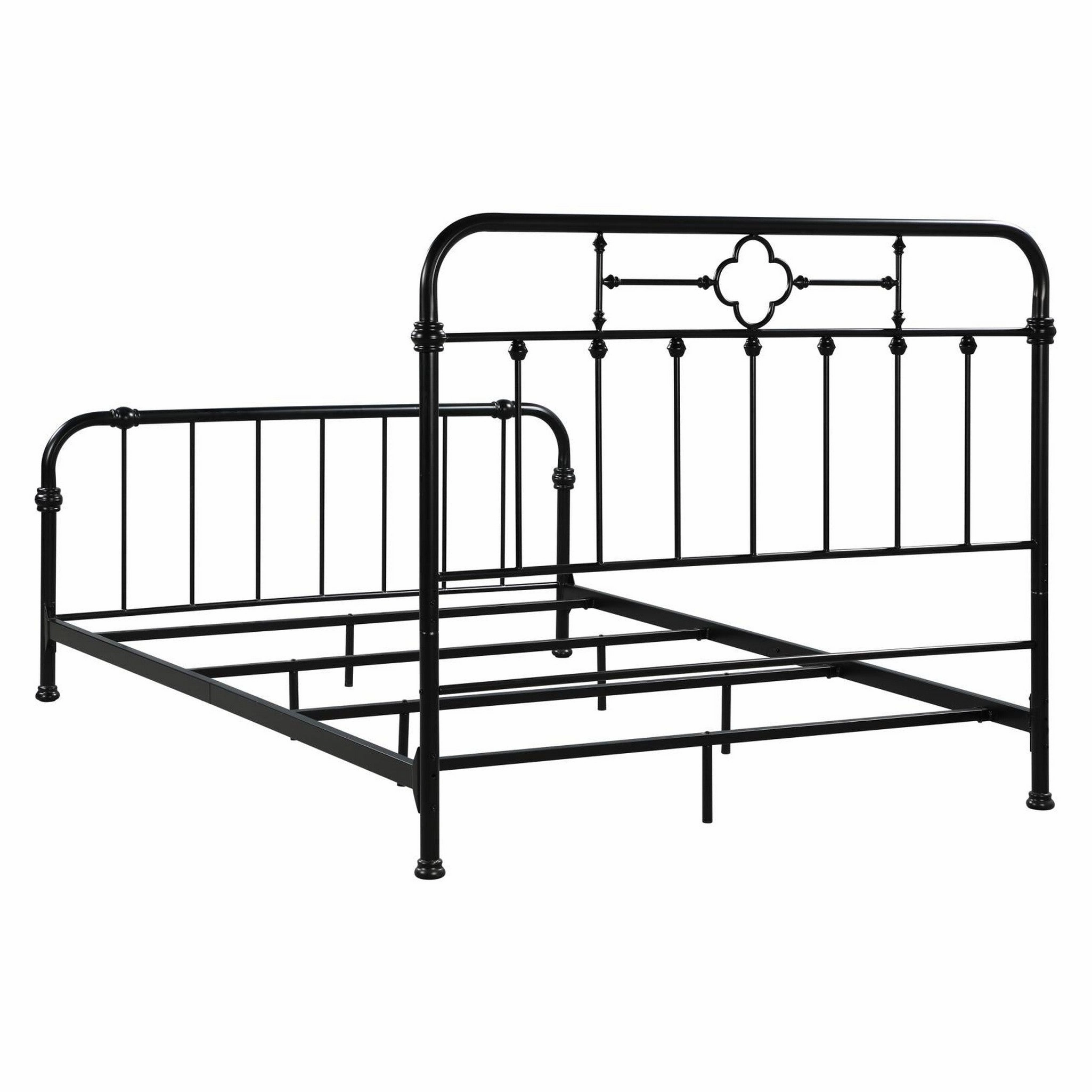 Coaster Packlan Eastern King Metal Panel Bed Matte Black