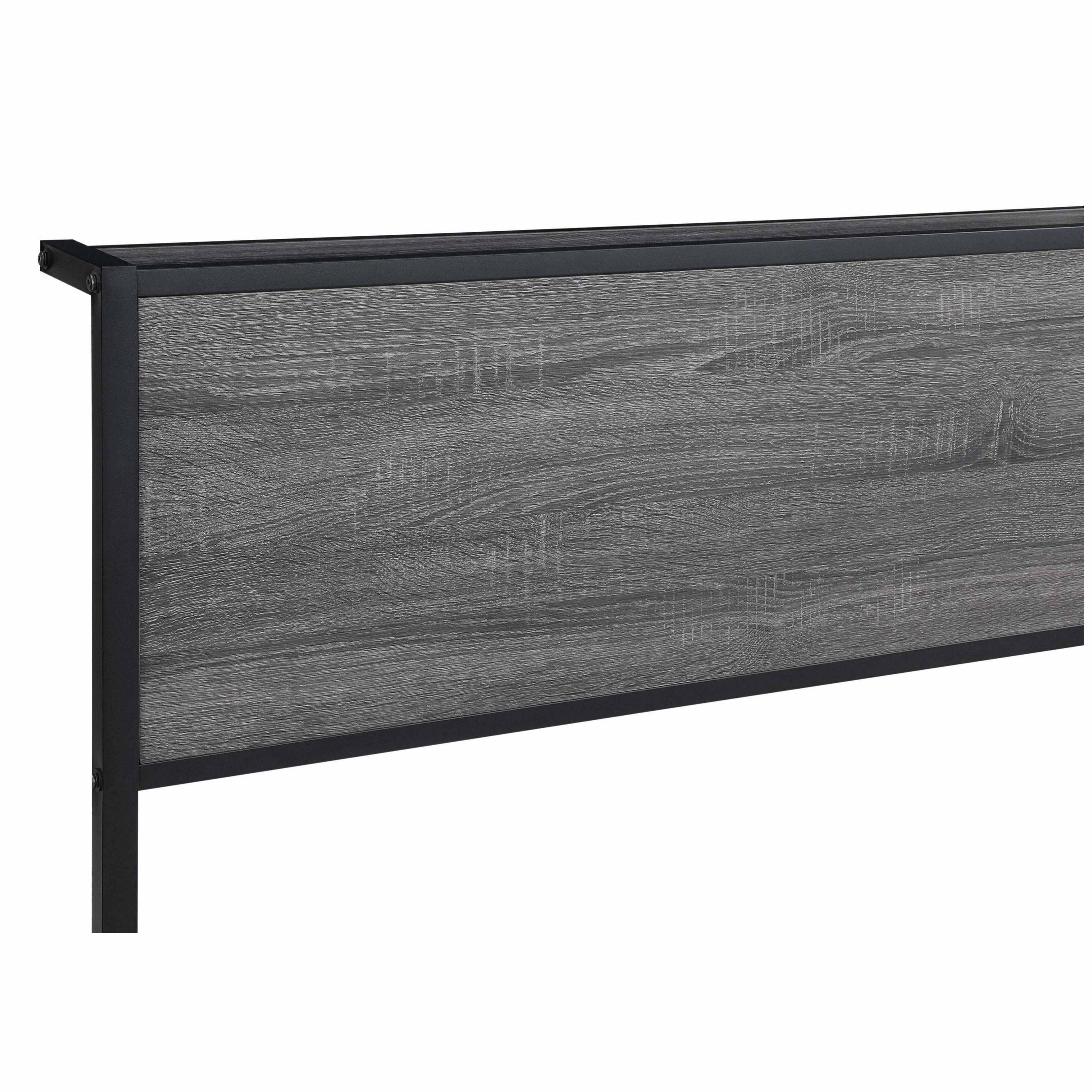 Coaster Ricky Queen Platform Bed Grey and Black