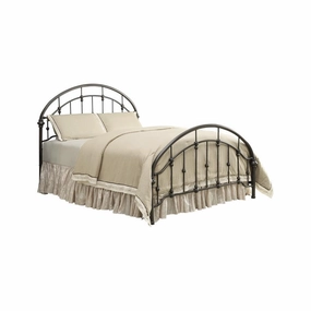 Coaster Rowan Eastern King Bed Dark Bronze bed frame,bed base,bedroom furniture
