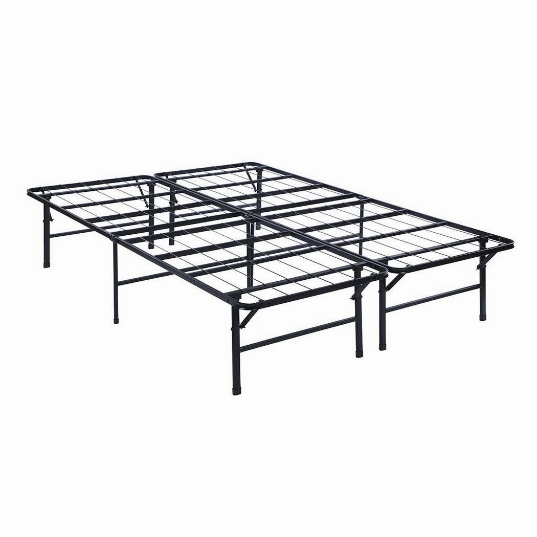 Coaster Waldin Eastern King Mattress Support Black bed frame,bed base,bedroom furniture