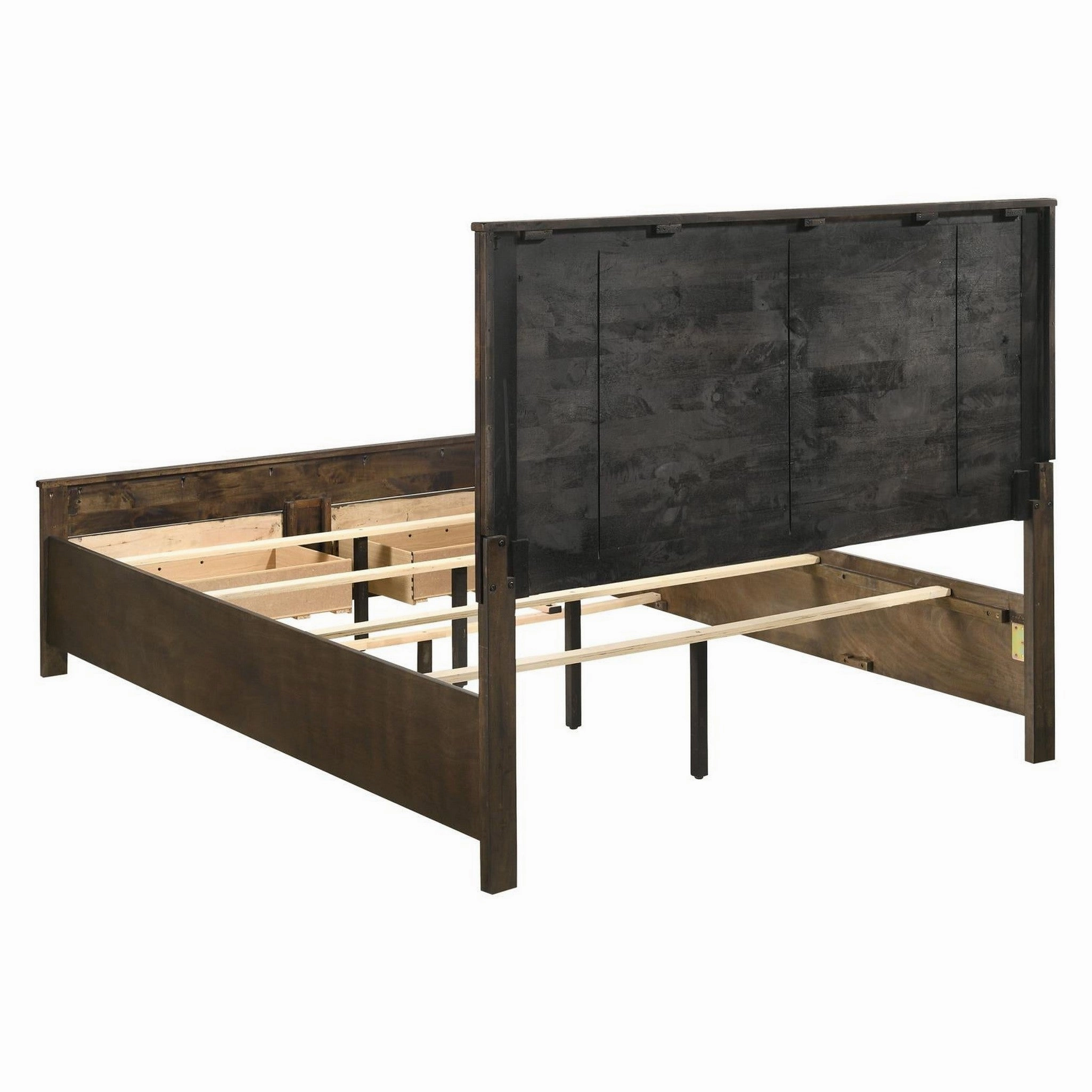 Coaster Woodmont Queen Storage Bed Rustic Golden Brown