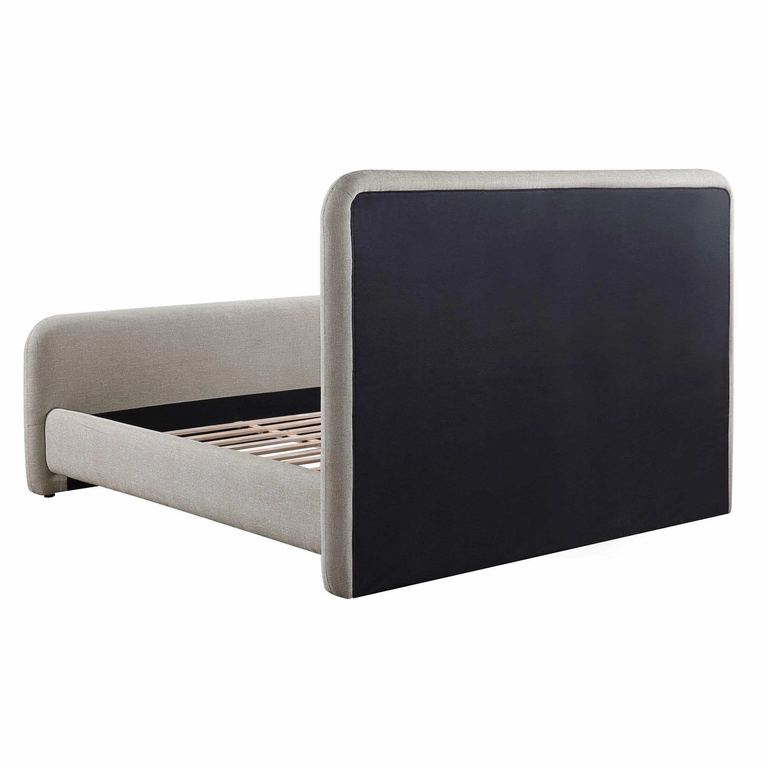 Coaster Wren Upholstered Eastern King Platform Bed Grey