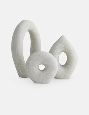 Coco Sculptures (Set of 3) by Arteriors -  - home decor,home accents,interior accessories