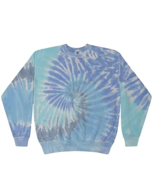 Colortone 8100 Tie-Dyed Fleece Crewneck Sweatshirt