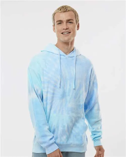Colortone 8600 Tie-Dyed Cloud Fleece Hooded Sweatshirt