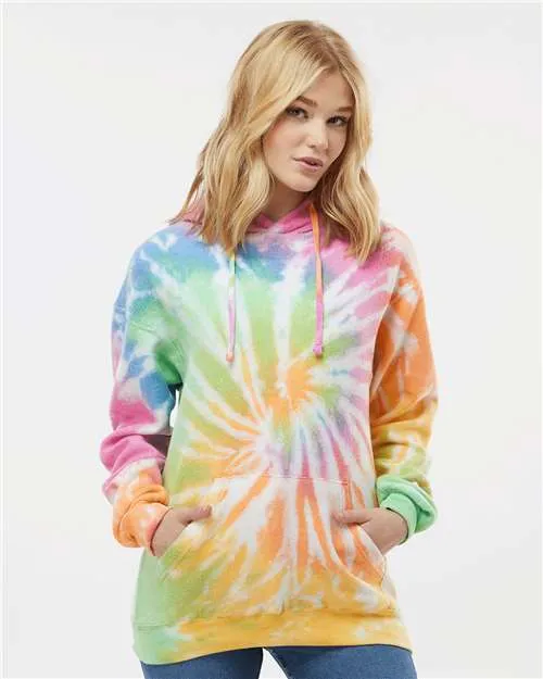 Colortone 8600 Tie-Dyed Cloud Fleece Hooded Sweatshirt