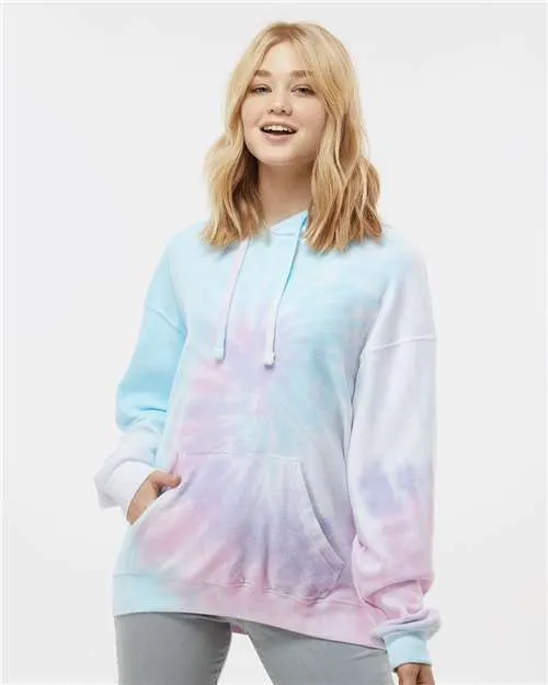 Colortone 8600 Tie-Dyed Cloud Fleece Hooded Sweatshirt