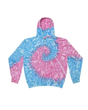Colortone 8888 Tie-Dyed Full-Zip Hooded Sweatshirt