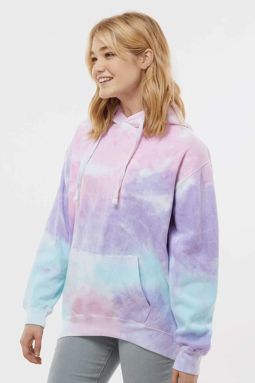 Colortone Mens Hooded Sweatshirt Hoodie w/ Pouch Pocket - Cotton Candy Clothing Colortone