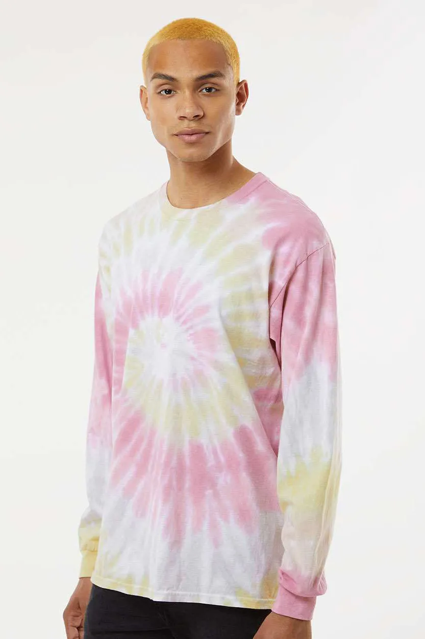 Colortone Mens Long Sleeve Crewneck T-Shirt - Desert Rose Clothing Colortone